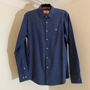👔2/$60 LACOSTE Blue Dress Shirt
